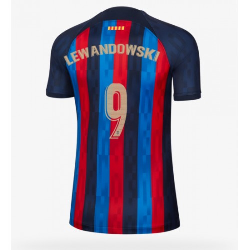 Dres Barcelona Robert Lewandowski #9 Domaci za Žensko 2022-23 Kratak Rukav